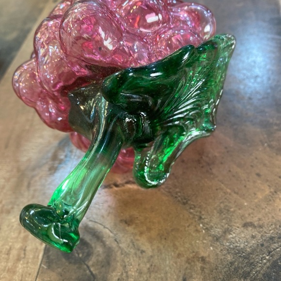 Murano Art Glass Purple Cased Grape - Picture 10 of 12